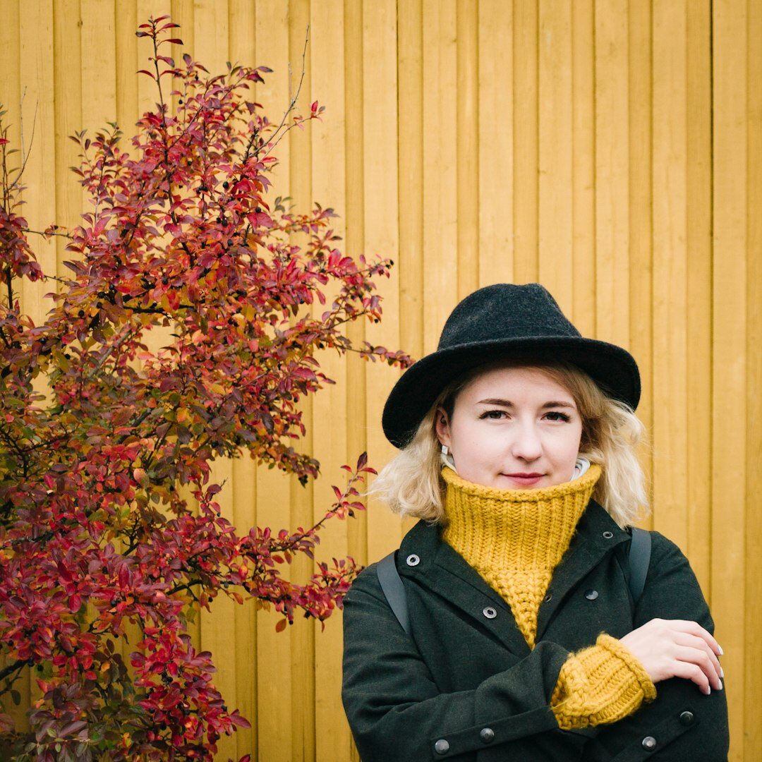Portrait of a Finnish female broadcast graduate