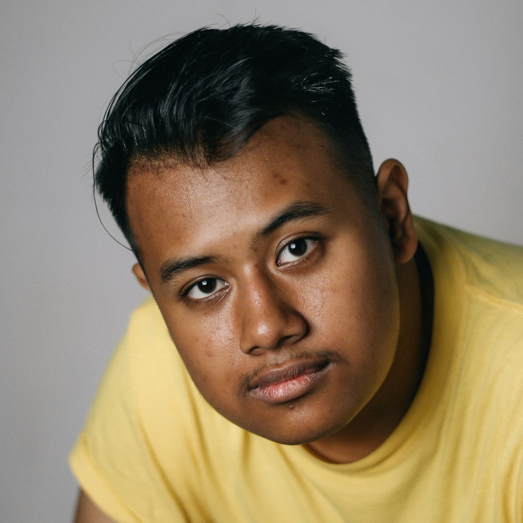 Portrait of a Finnish male student graduate