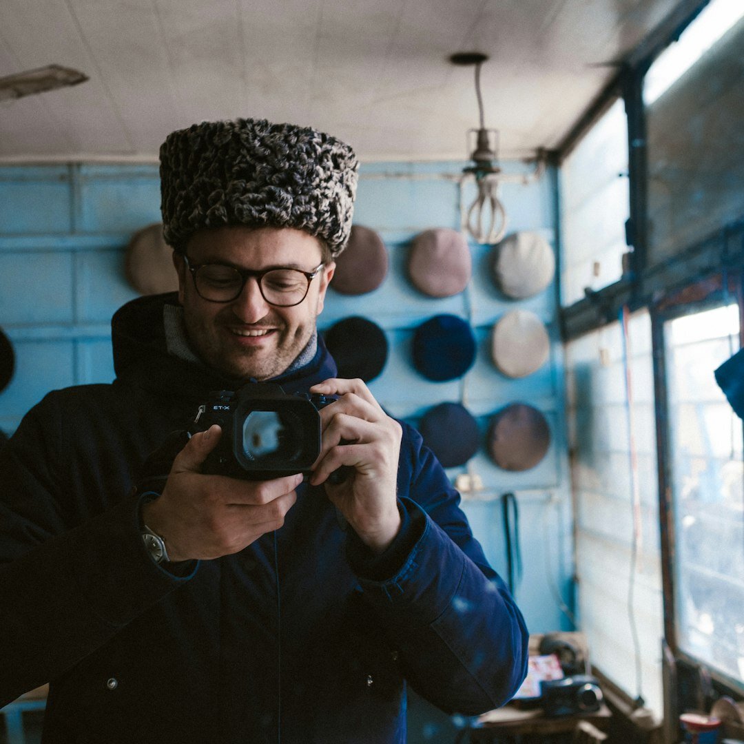 Portrait of a Finnish male technical producer